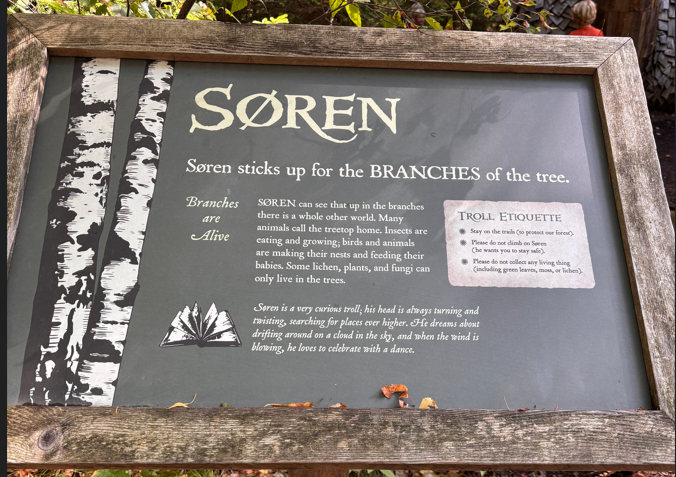The five Guardians of the Seeds at Coastal Maine Botanical Gardens