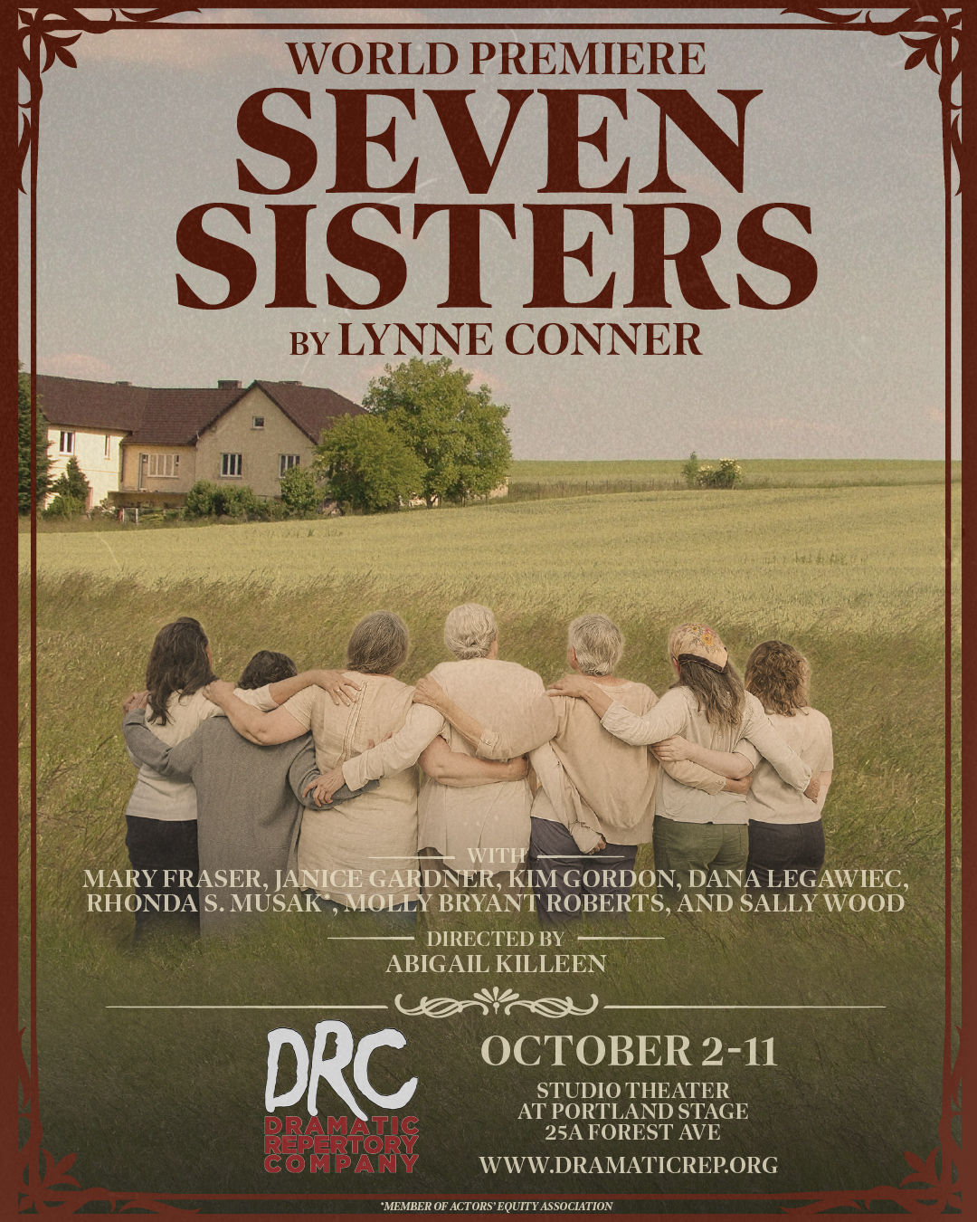 DRC presents SEVEN SISTERS by Lynne Conner: World Premiere